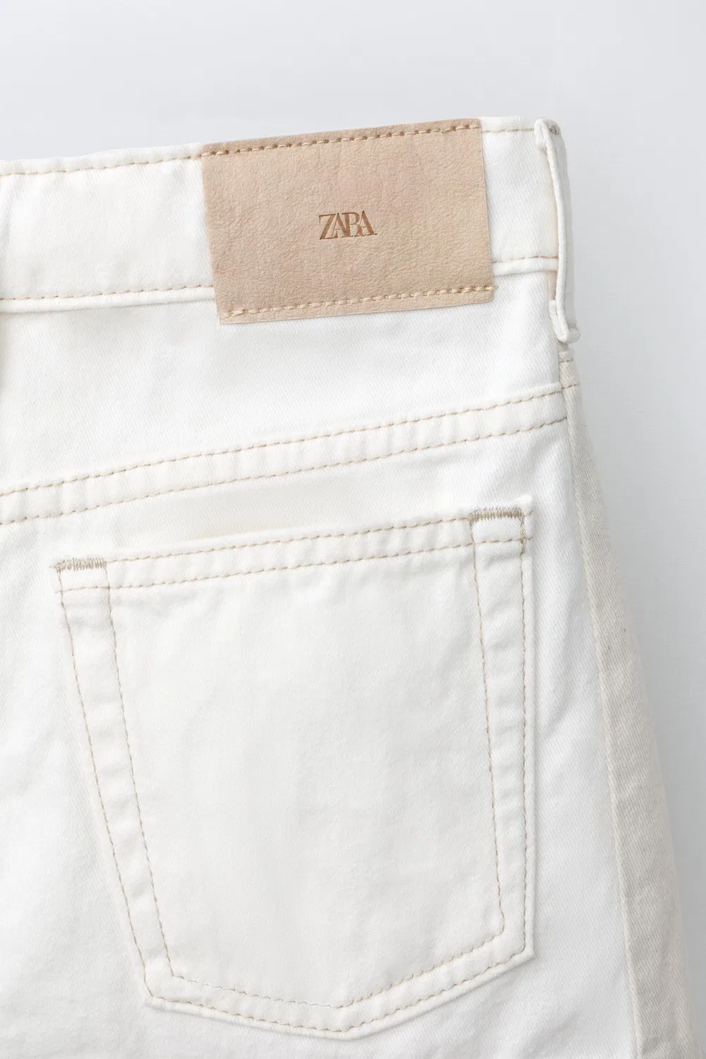 КОРОТКАЯ ЮБКА С ЦВЕТНЫМИ БЛОКАМИ ZARA, White — фото 4
