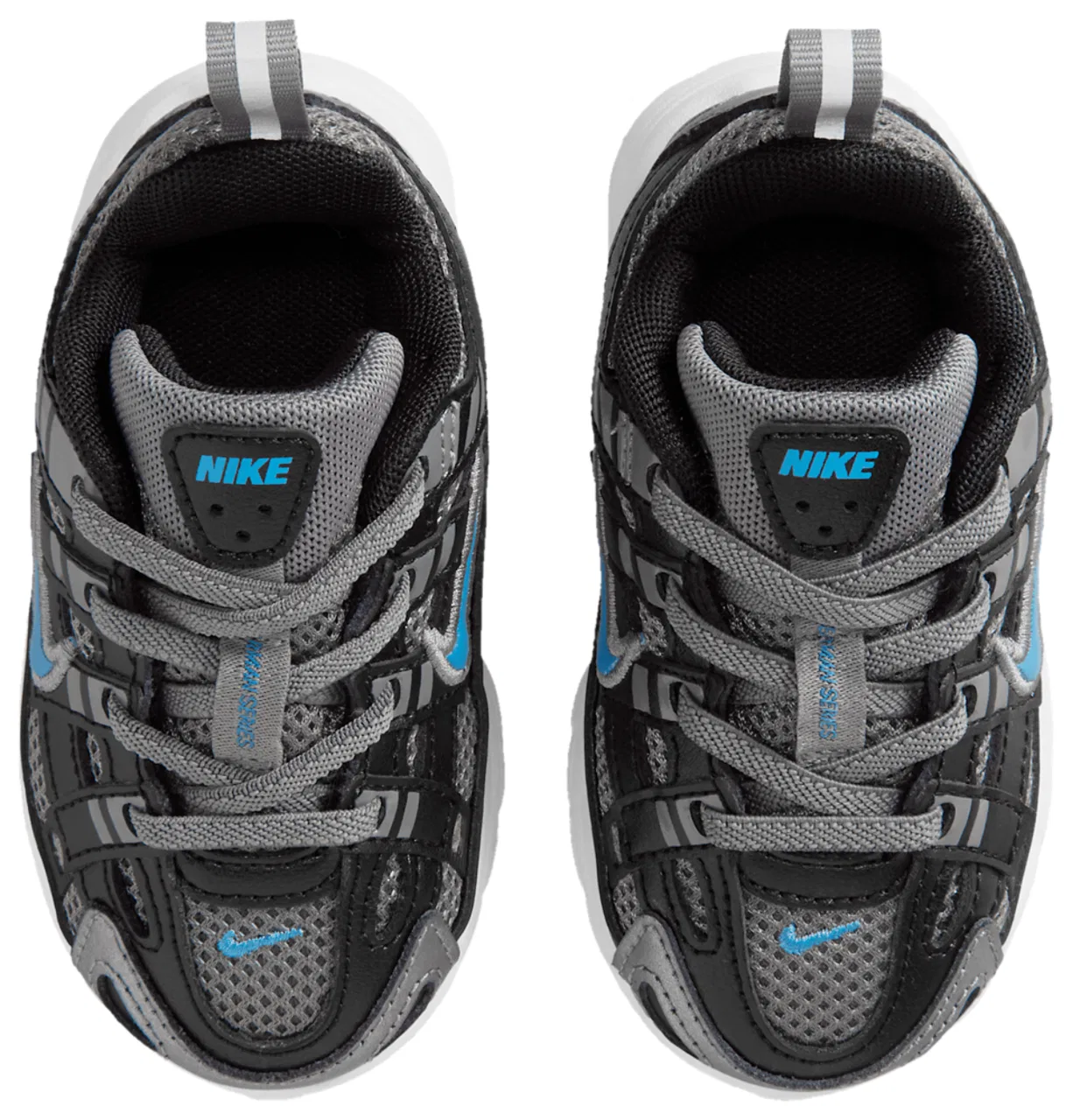 Кроссовки для малышей P-6000 Nike, цвет Black/Smoke Grey/Dutch Blue — фото 4