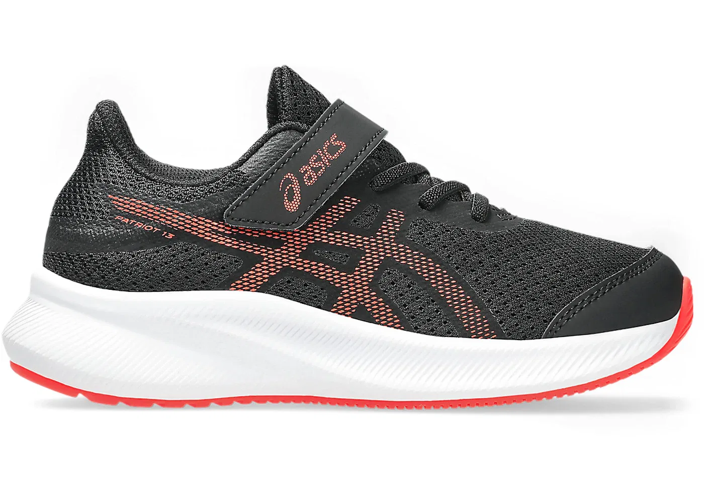 Детские кроссовки ASICS Patriot 13, Black Flash Red