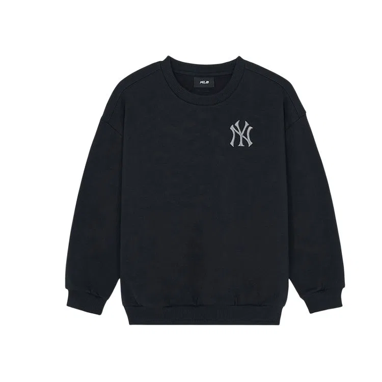 Детский свитшот с круглым вырезом MLB KIDS, Black