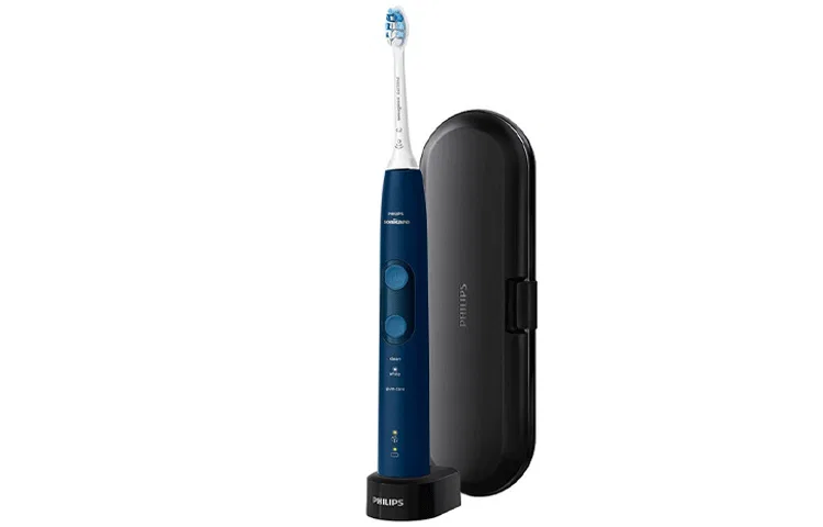 Электрическая зубная щетка Soundwave Vibration, Diamond, PHILIPS, Dream Blue — фото 4