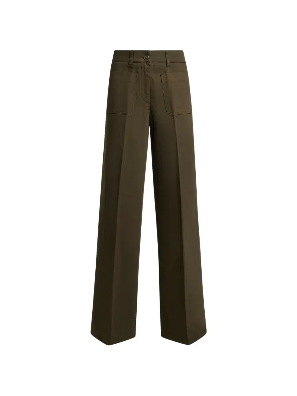 Широкие джинсы Etro, зеленый
