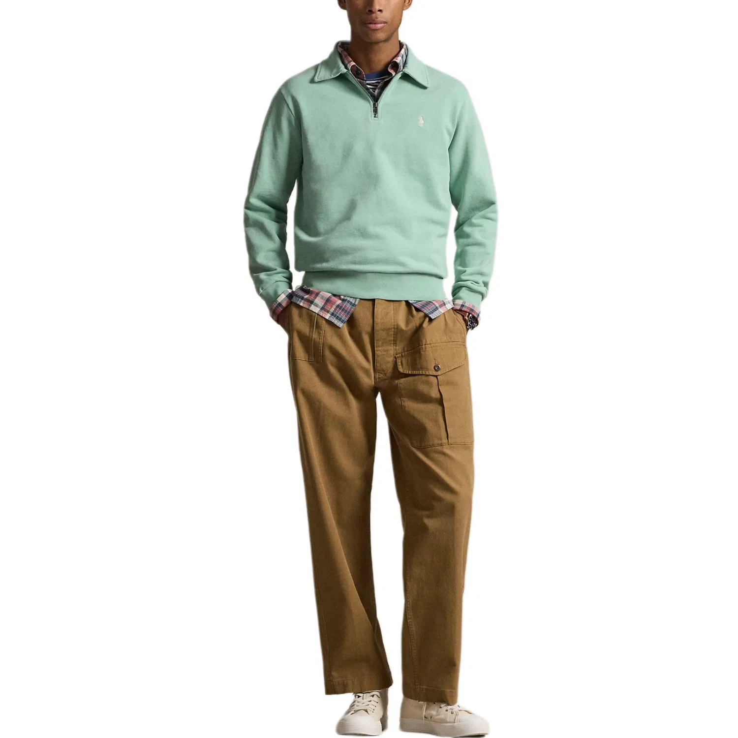 Мужская толстовка с классическим кроем Polo Ralph Lauren, Celadon — фото 4