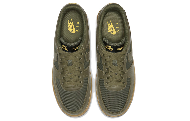Кроссовки Nike Air Force 1 Low Gore-Tex, хаки/светло-коричневый — фото 4