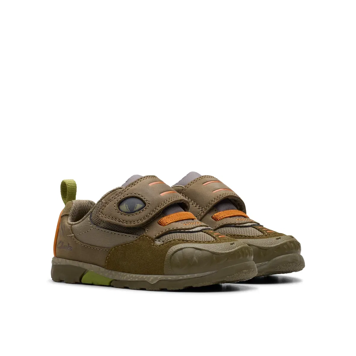 Детские кроссовки для мальчиков Steggy 2 See Clarks, Green — фото 4