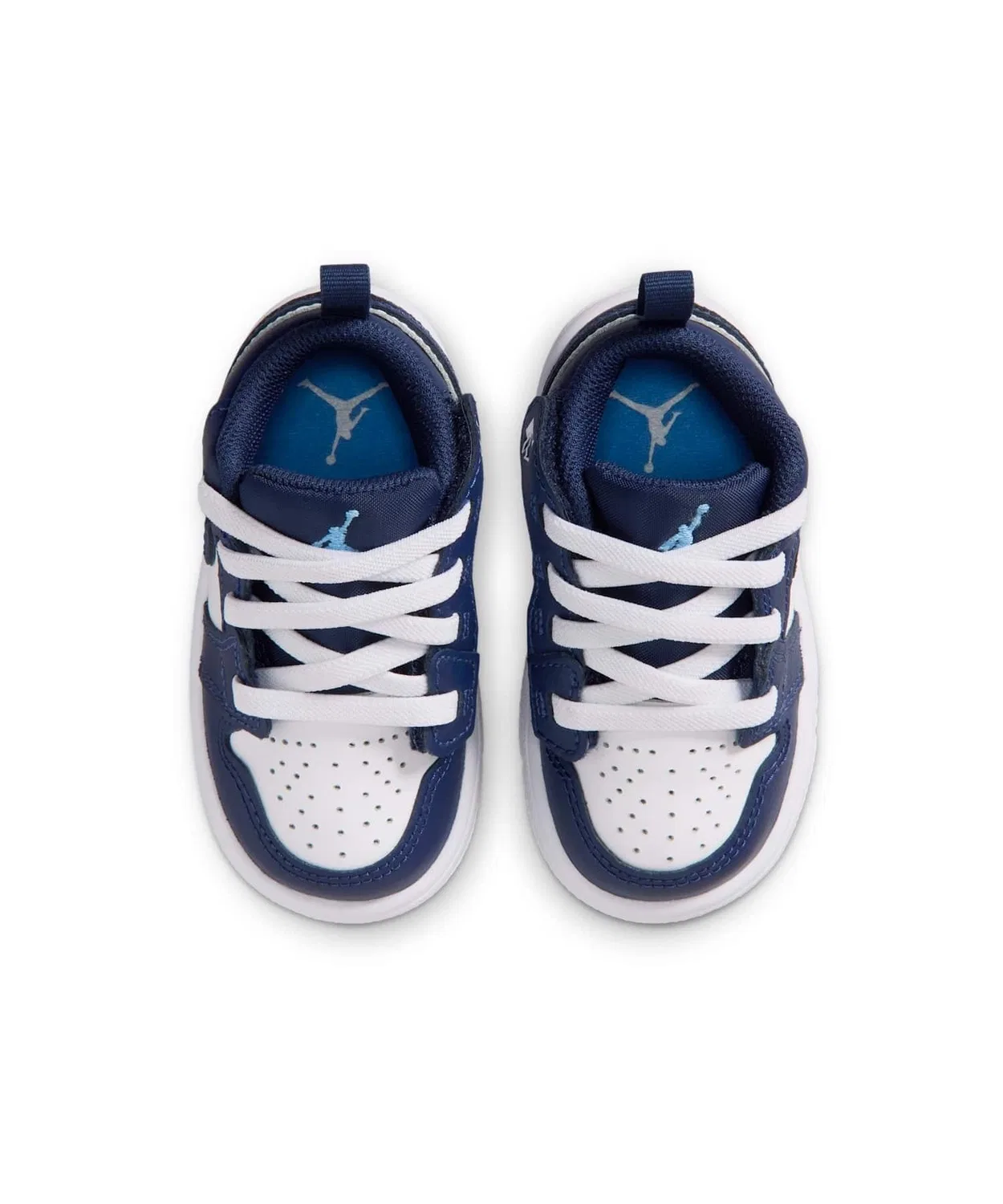 Детские кроссовки с липучкой Jordan 1 Low Alt JORDAN BRAND, Midnight Navy — фото 4