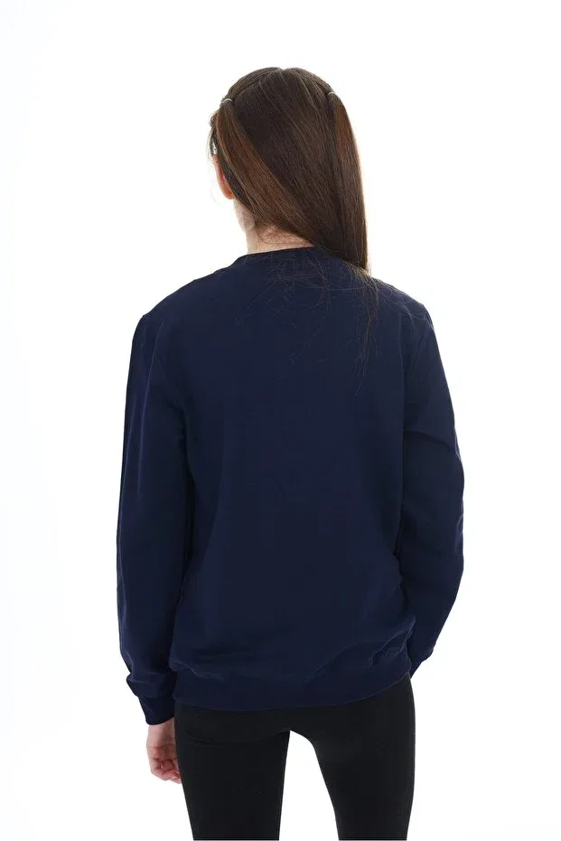 Детский кардиган для девочек с длинным рукавом Toontoy, Navy Blue — фото 4