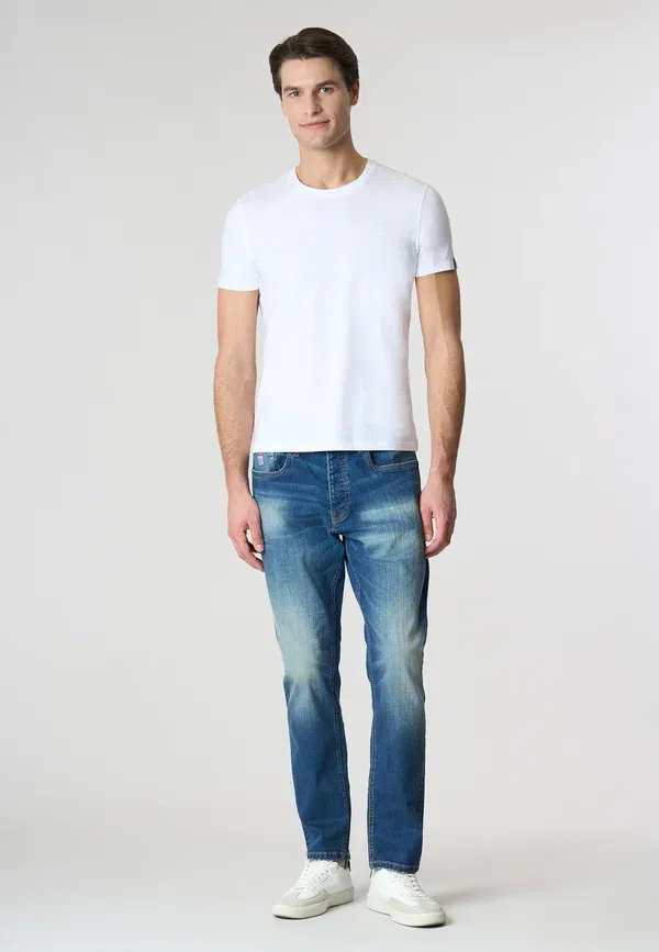 Футболка хлопковая Basic t-shirt U.S. Polo Assn., bianco, белый — фото 2