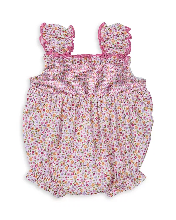 Детский боди-комбинезон с принтом Smocked Bubble Romper Kissy Kissy, мультиколор
