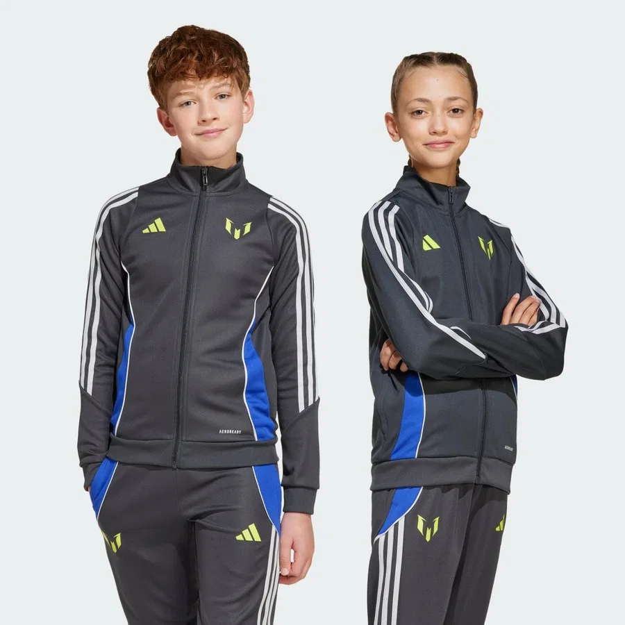 Детская куртка с принтом Messi Jacket adidas, Aurora — фото 2