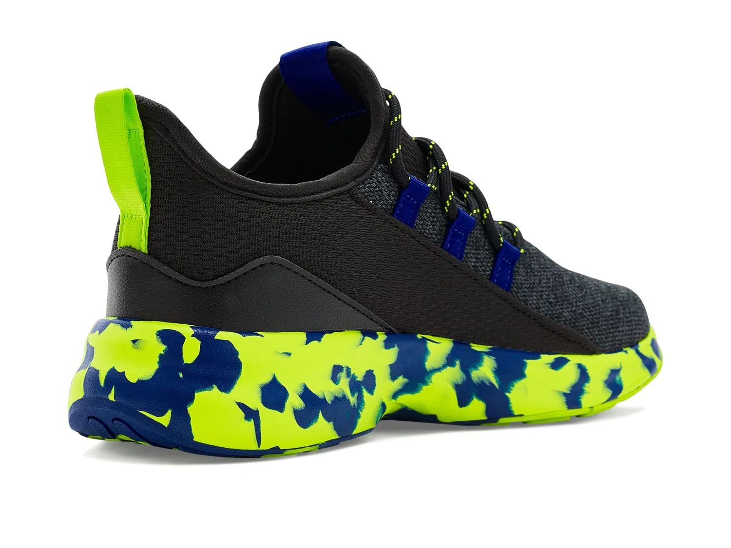 Кроссовки Lite Racer Adapt 8.0 (для маленьких и больших детей) Adidas Kids, Black/Solar Slime/Mystery Ink — фото 4