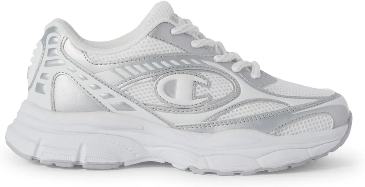 Детские кроссовки для мальчиков с низким вырезом Champion, White And Light Grey