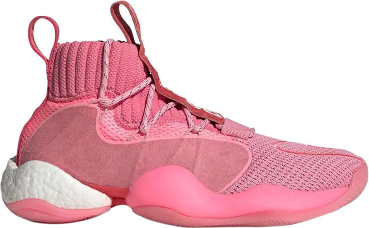 

Кроссовки Adidas Pharrell x Crazy BYW X 'Hyper Pink', розовый