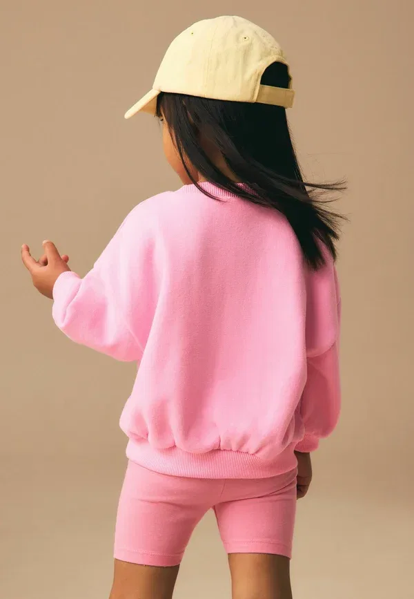 Комплект: толстовка и брюки, свободный крой, Set, Next, Pink, розовый — фото 3