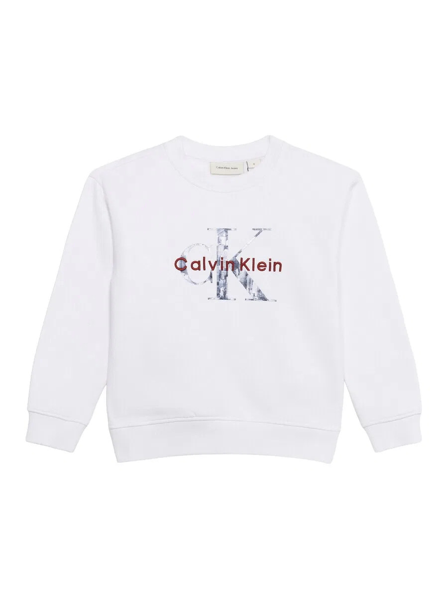 Белая толстовка Calvin Klein Jeans