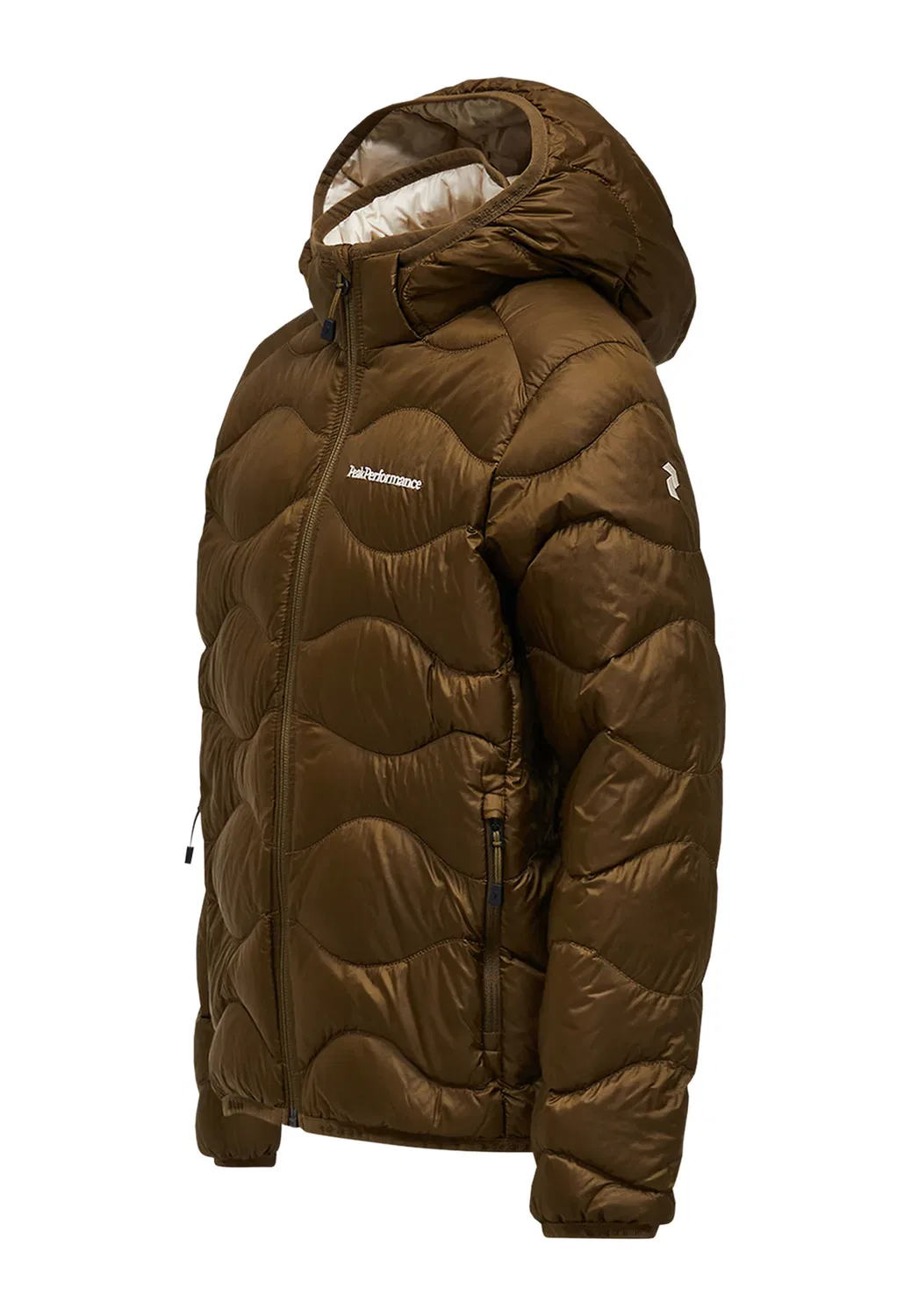 Пуховая куртка унисекс Peak Performance, Khaki — фото 4