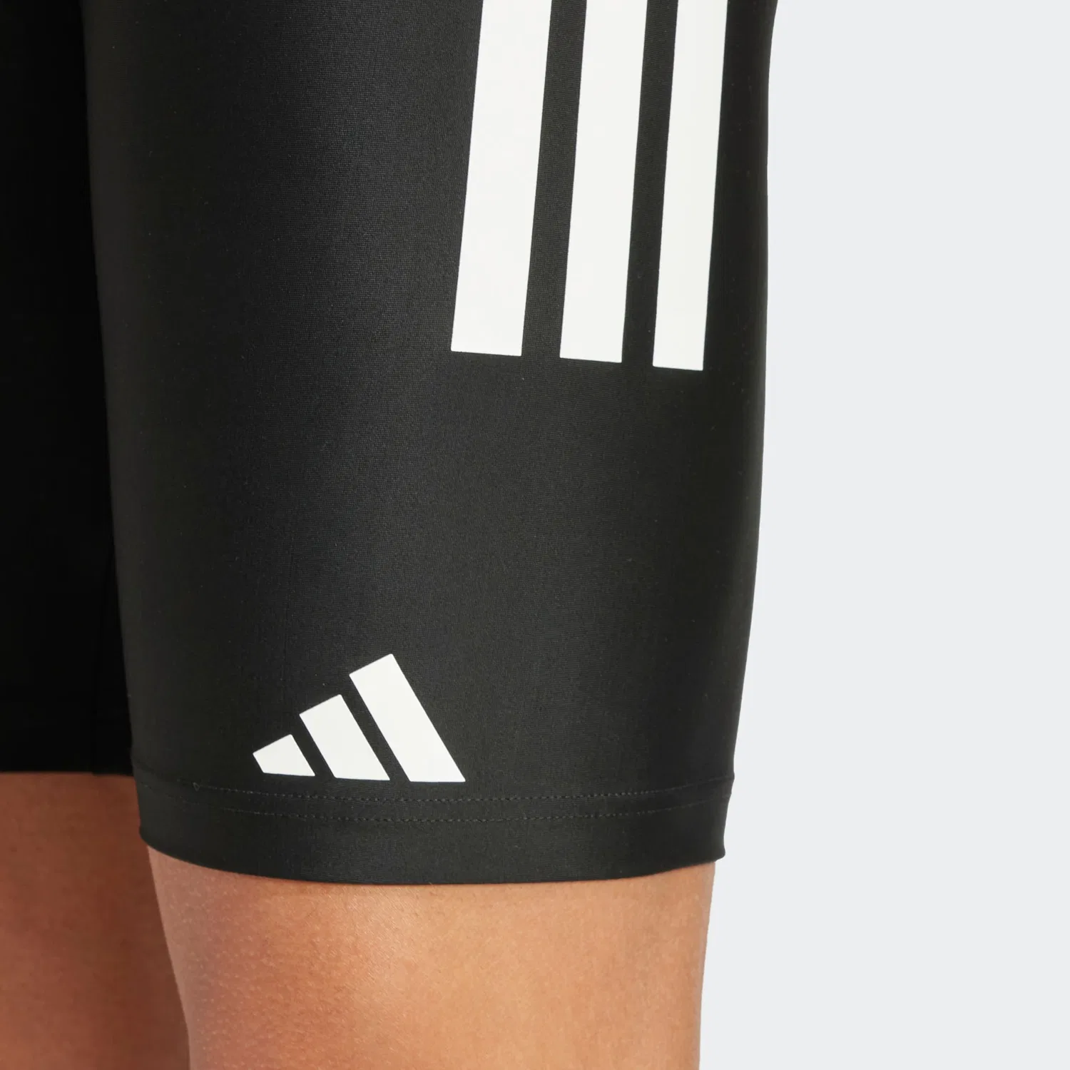 Мужские джаммер-плавки с тремя полосками Adidas Performance, Black/White — фото 4