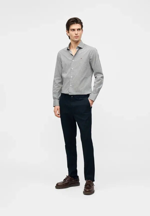 Брюки хлопковые Bleecker open structure seasonal quality Tommy Hilfiger Desert Sky — фото 2