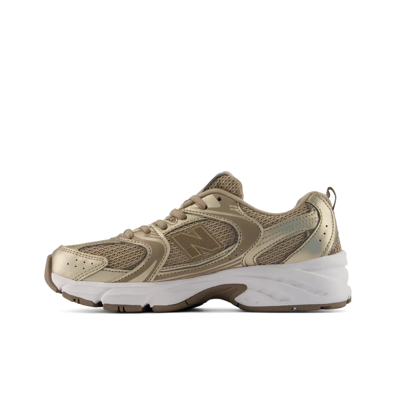 Детские кроссовки с шнуровкой 530 Lace New Balance, Mushroom With Driftwood — фото 3