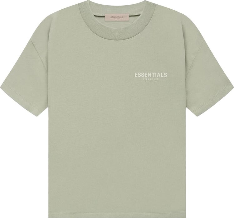 

Футболка Fear of God Essentials Essentials Tee 'Sea Foam', зеленый