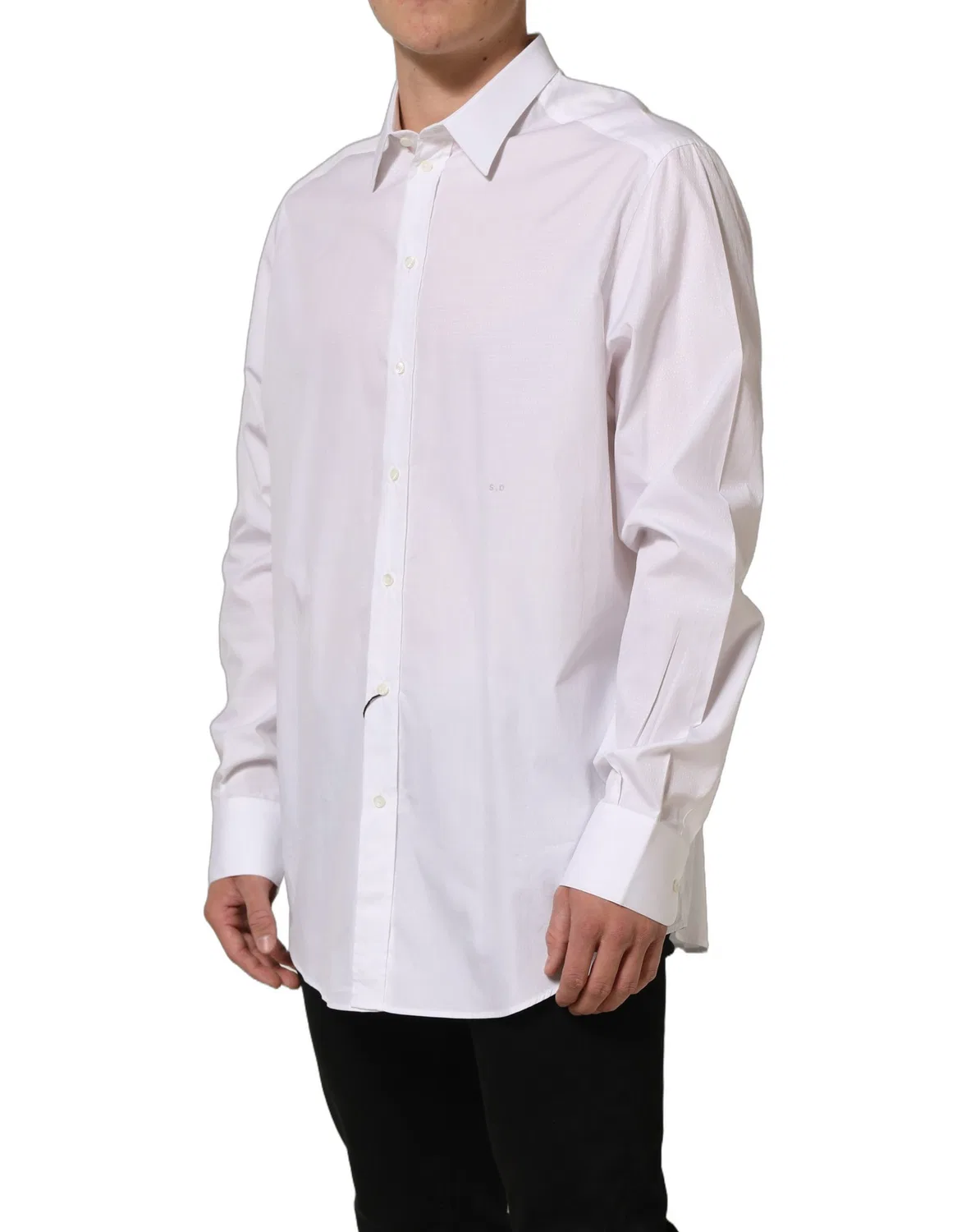 Мужская рубашка классическая с длинным рукавом Dolce & Gabbana, White