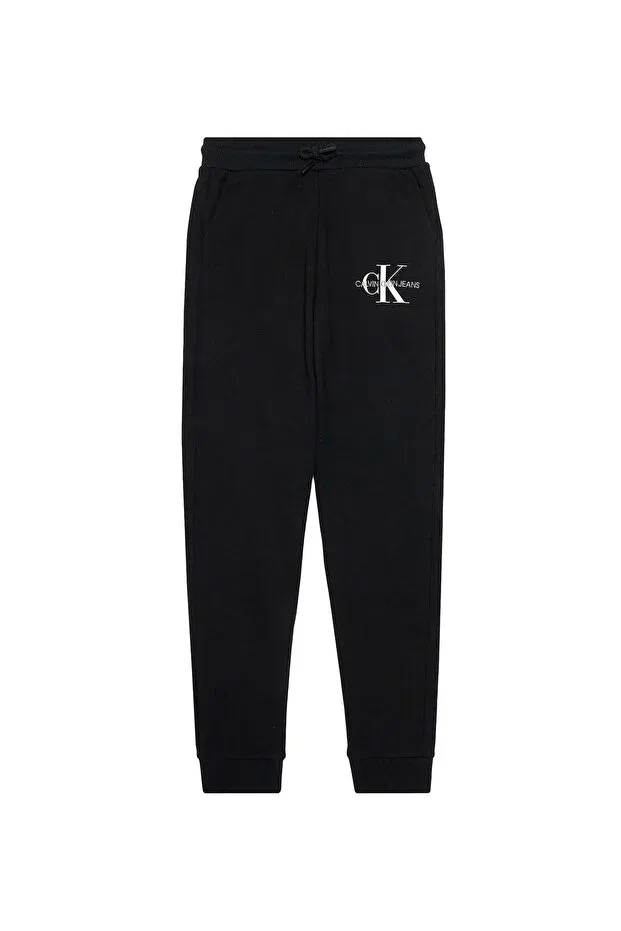 Детские спортивные штаны для мальчиков зауженные Calvin Klein, Black