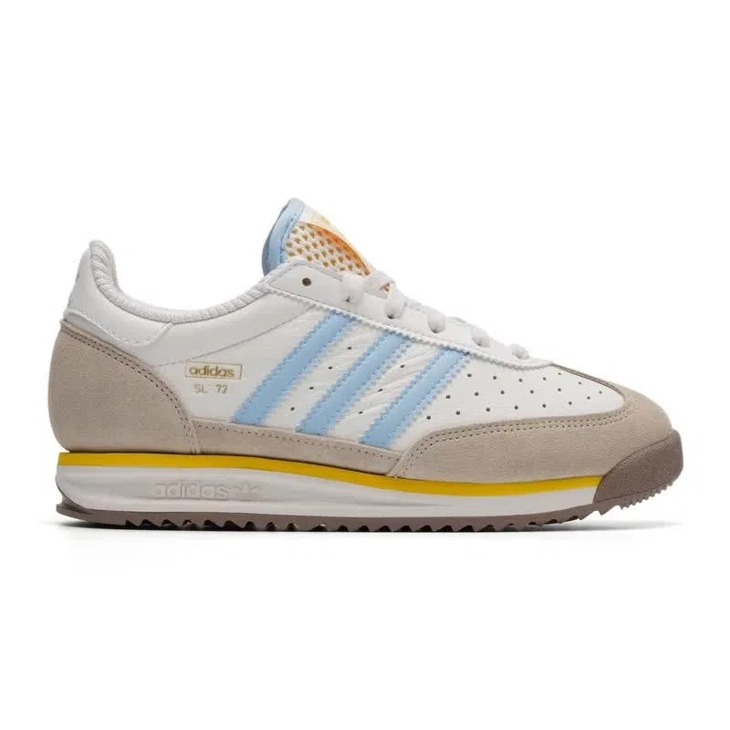 Детские кроссовки беговые Adidas Originals SL 72 RS, White Brown — фото 3