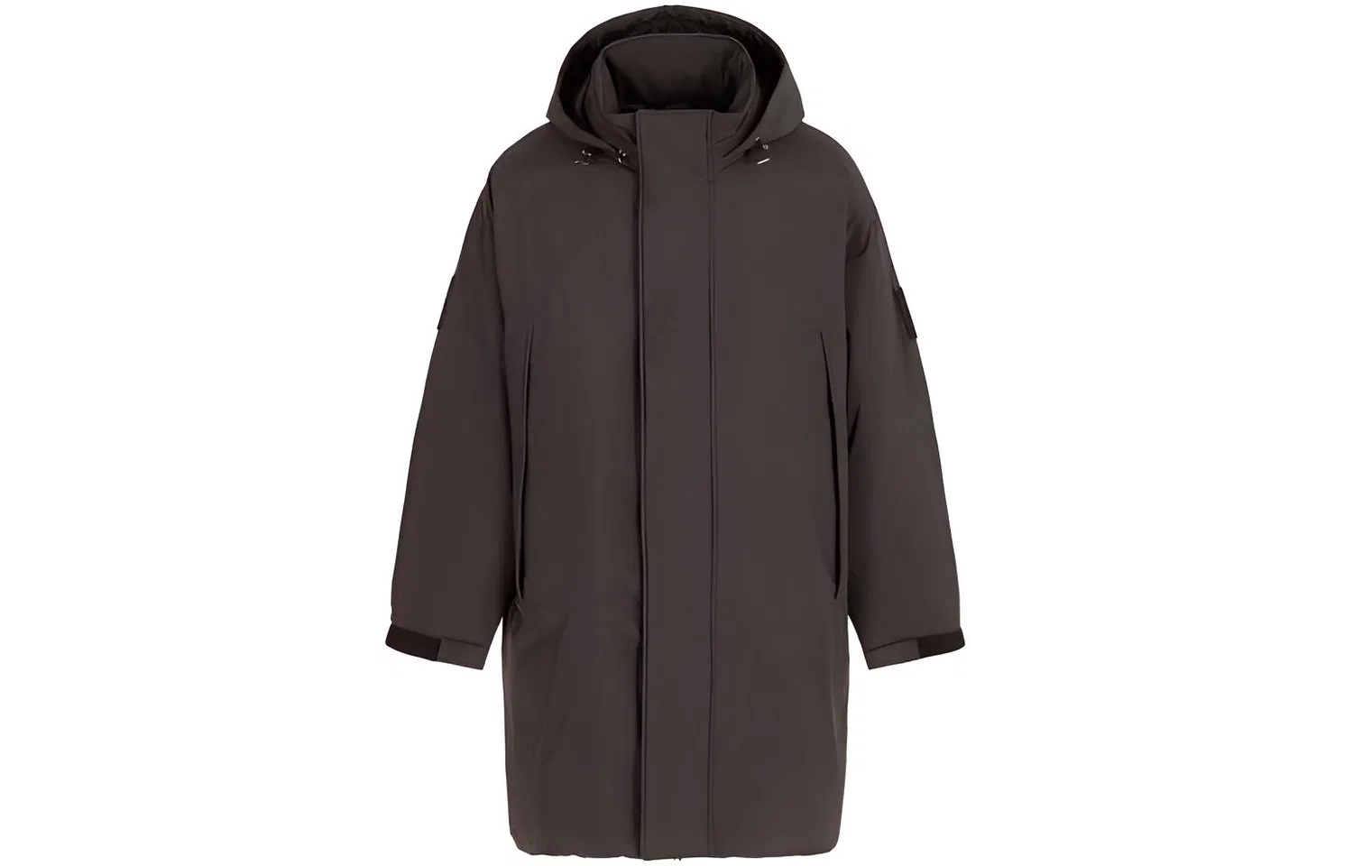 Мужское пальто с капюшоном Emporio Armani, Gray