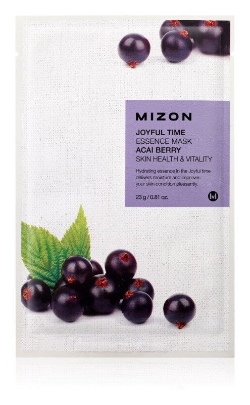 

Платиновая маска, придающая коже сияние и жизненную силу Mizon Joyful Time Acai Berry