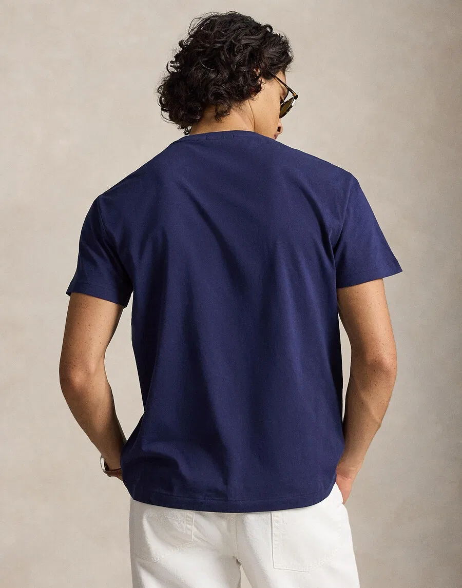 Футболка Polo Ralph Lauren цвета индиго — фото 4
