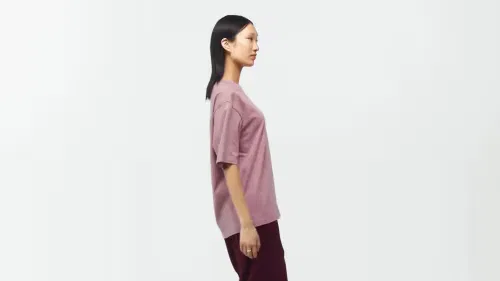Женская футболка оверсайз Essentials Boyfriend Tee Adidas Originals, Magic Mauve — фото 2