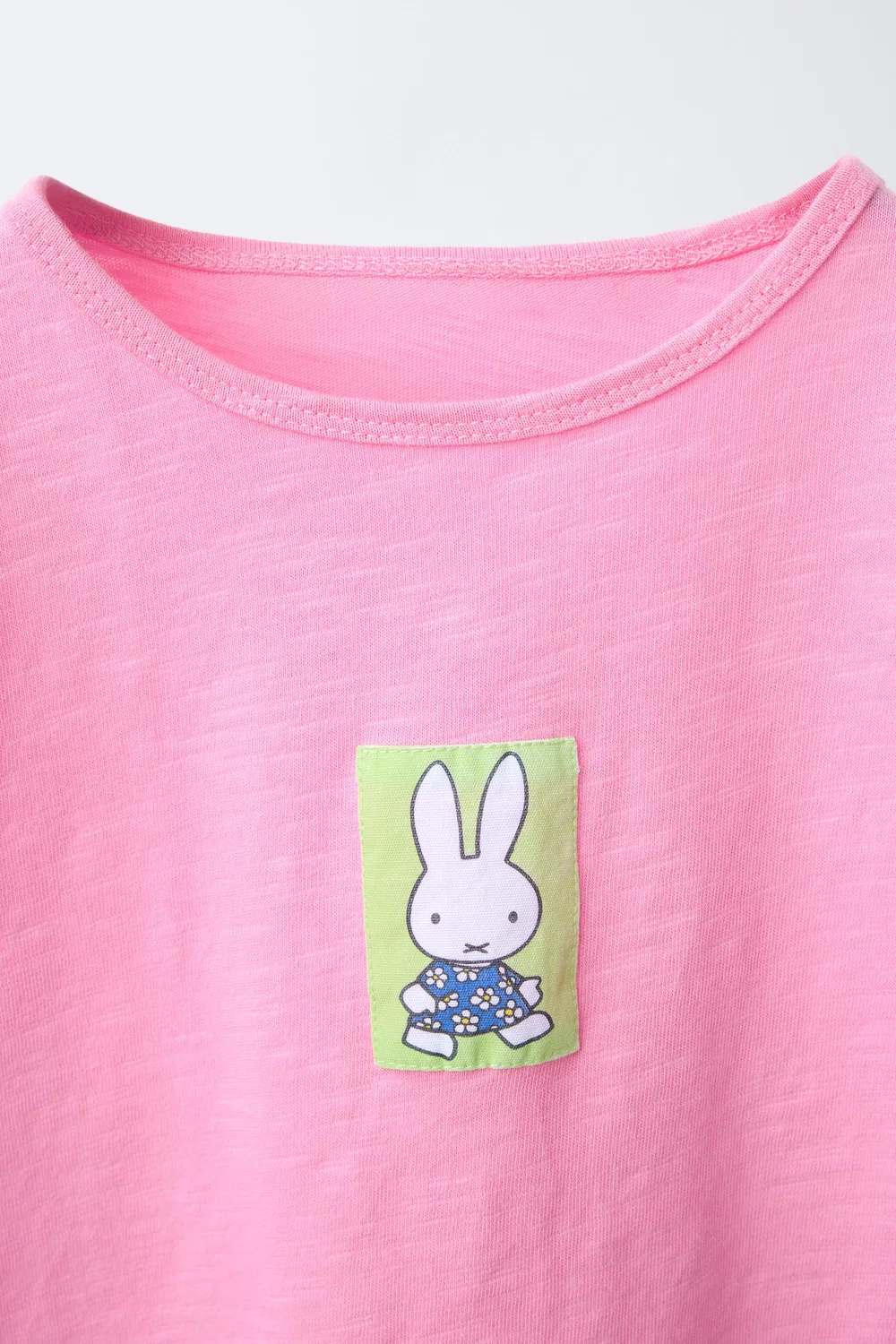 Футболка с нашивкой MIFFY MERCIS BV ZARA, Pink — фото 3