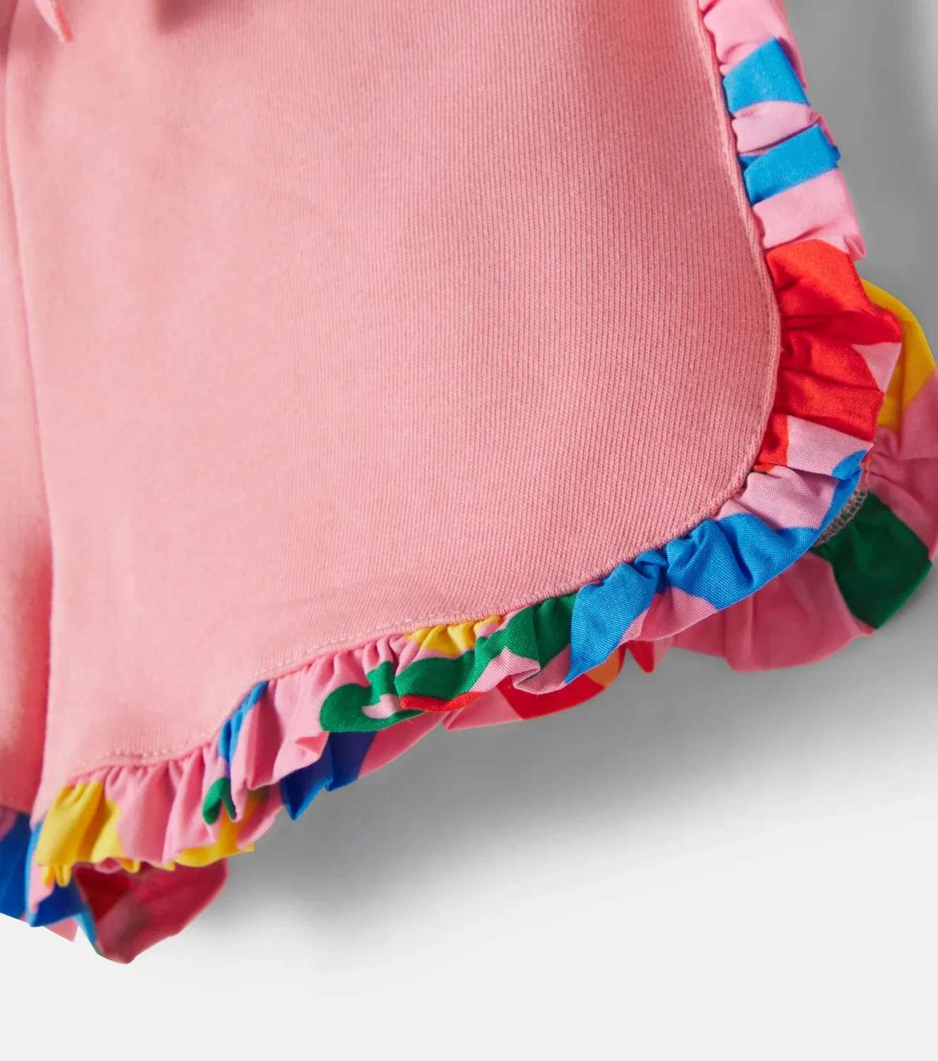 Шорты хлопковые Stella Mccartney Kids, розовый — фото 4