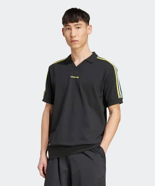 Поло-рубашка Adidas, черный