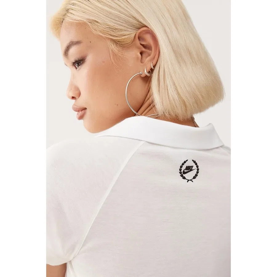 Женская футболка-поло с длинным рукавом Sportswear Retro Polo Nike, Белый — фото 3