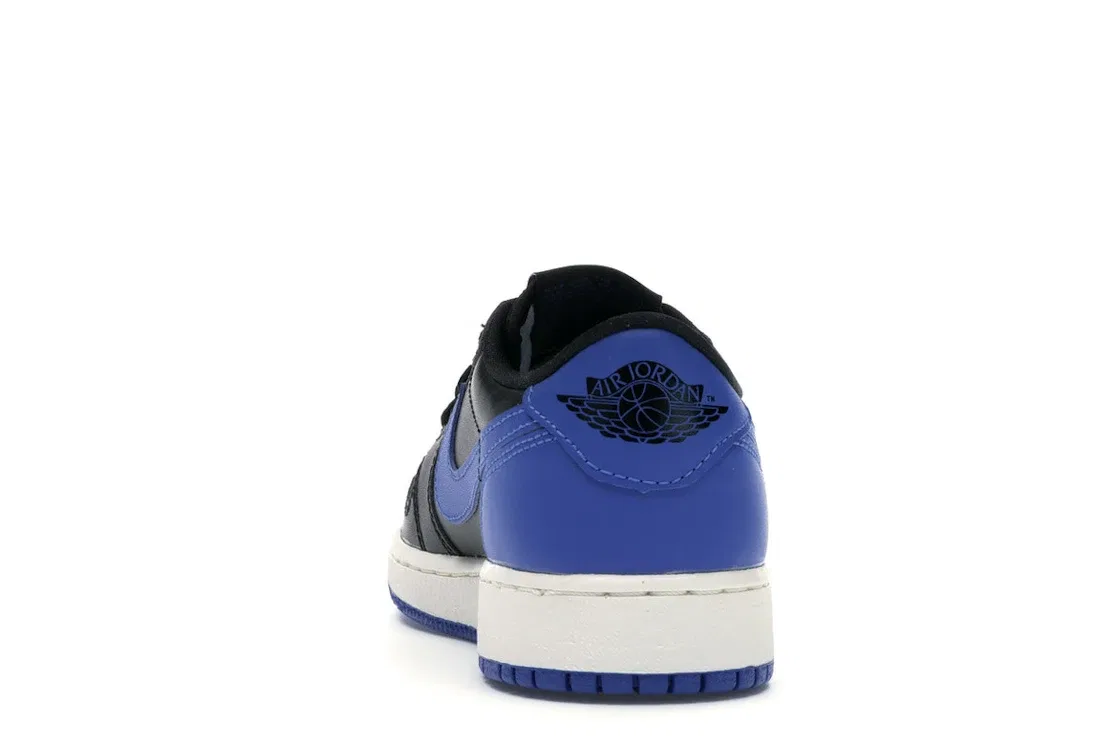 Детские кроссовки Lifestyle Jordan 1 Retro Low Jordan, Black/Varsity Royal-Sail — фото 4
