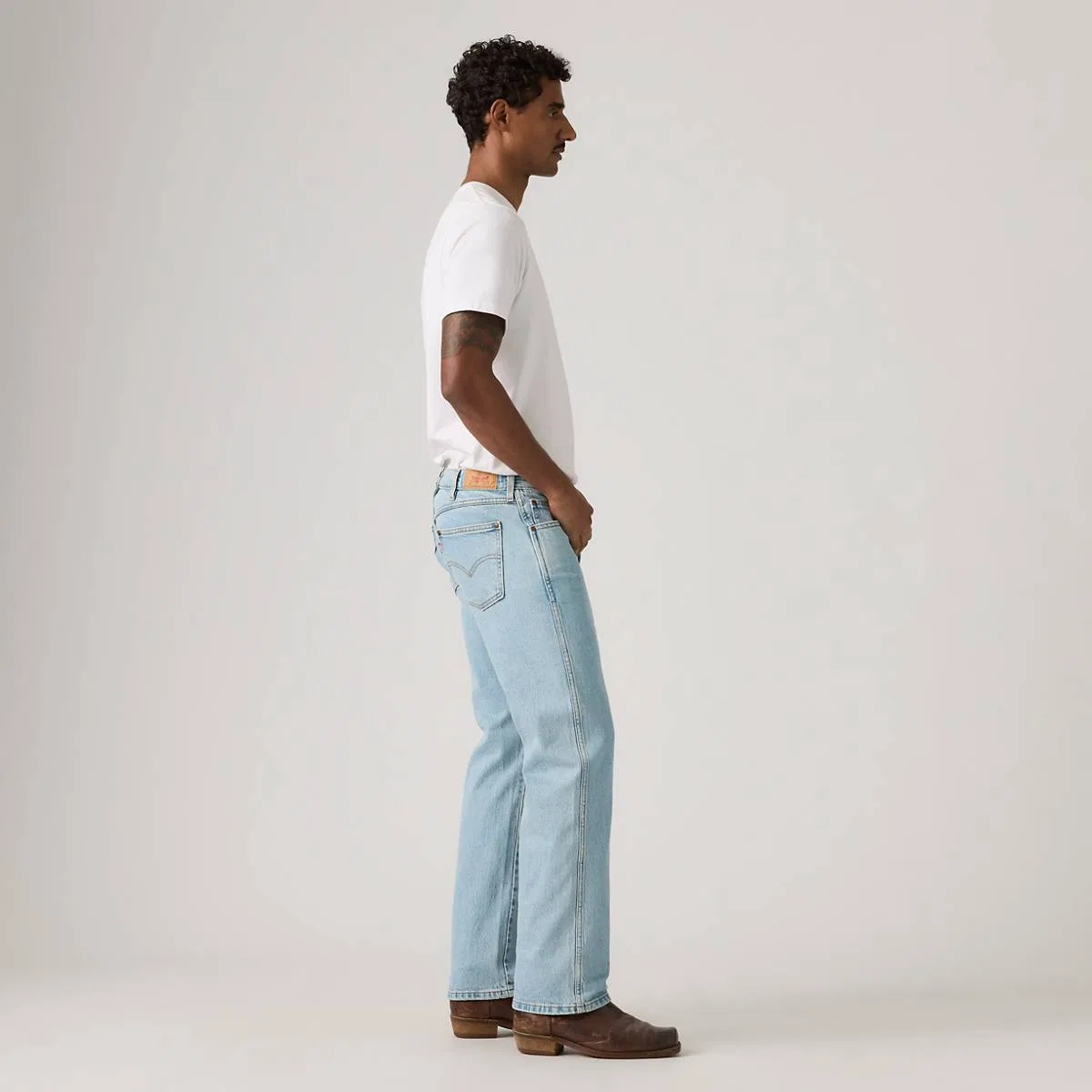 Мужские джинсы 557 Western Straight Levi's, Back In The Saddle - Light Wash — фото 4