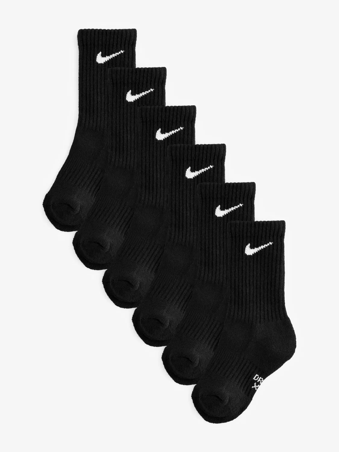 Носки спортивные Nike Performance Crew, 6 пар Nike, черный