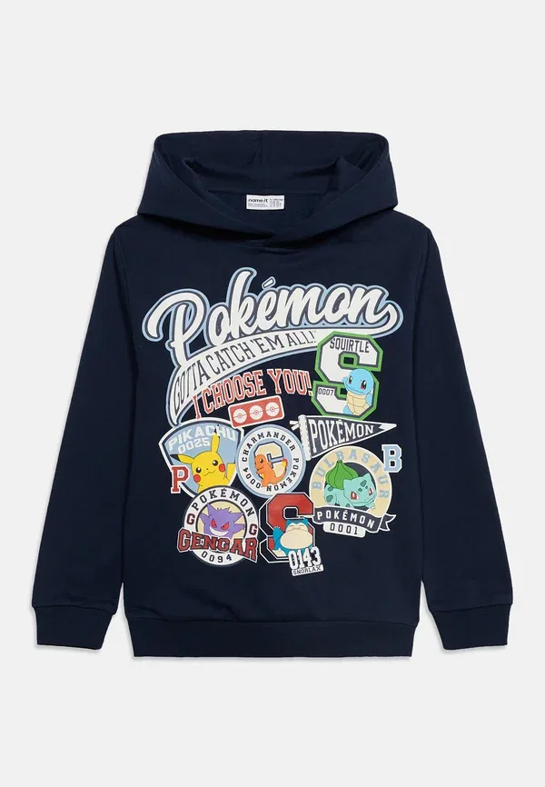 Худи с капюшоном Pokemon, Name It, темно-синий Blazer — фото 3