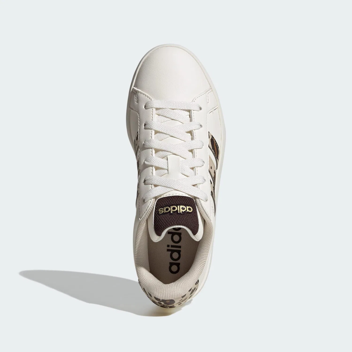 Детские кроссовки с синтетическим верхом Grand Court 3.0 Adidas, Weiss — фото 2