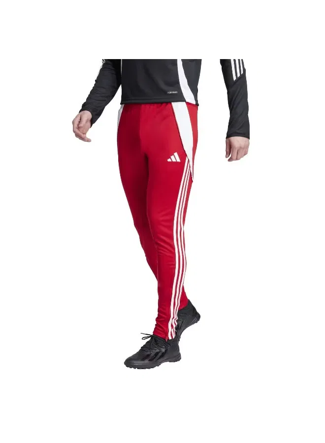 Штаны спортивные с влагоотводящей технологией Tiro24 Adidas, красный — фото 3