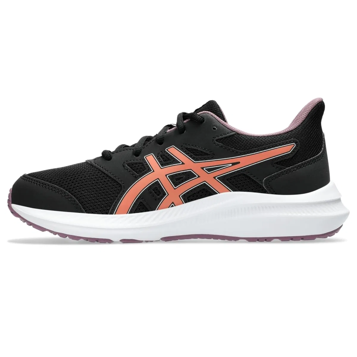 Детские кроссовки для мальчиков с амортизацией Jolt 4 Gs ASICS, Black Red Desert — фото 4