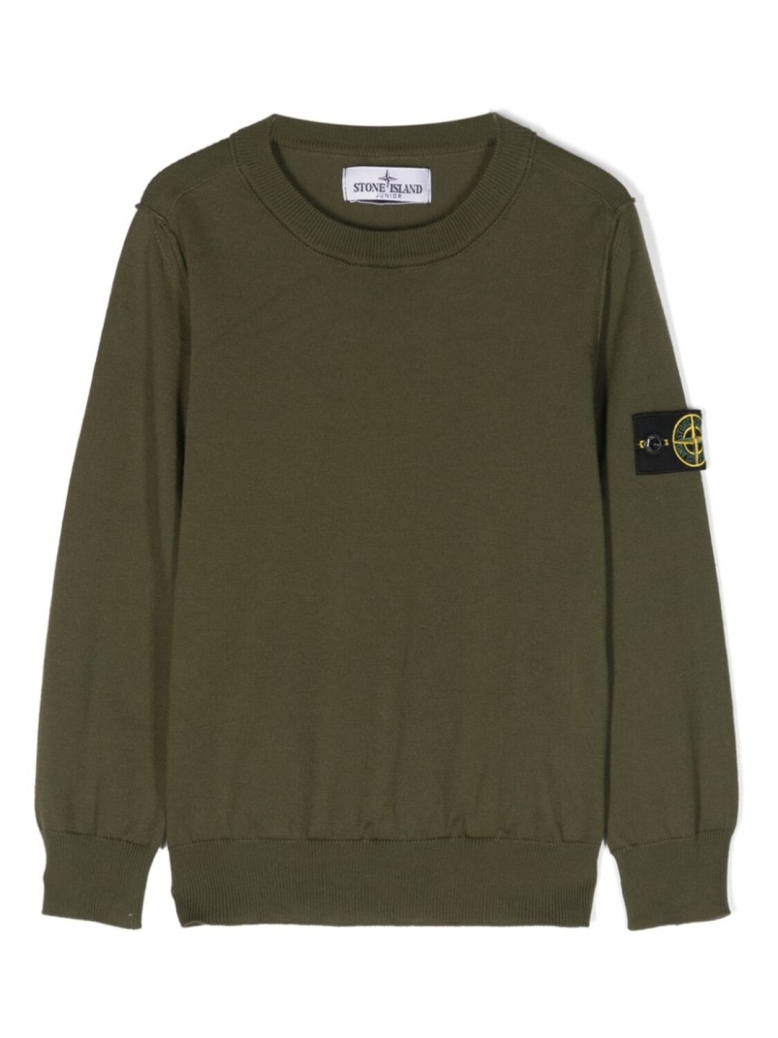 

Stone Island Junior джемпер с нашивкой Compass, зеленый