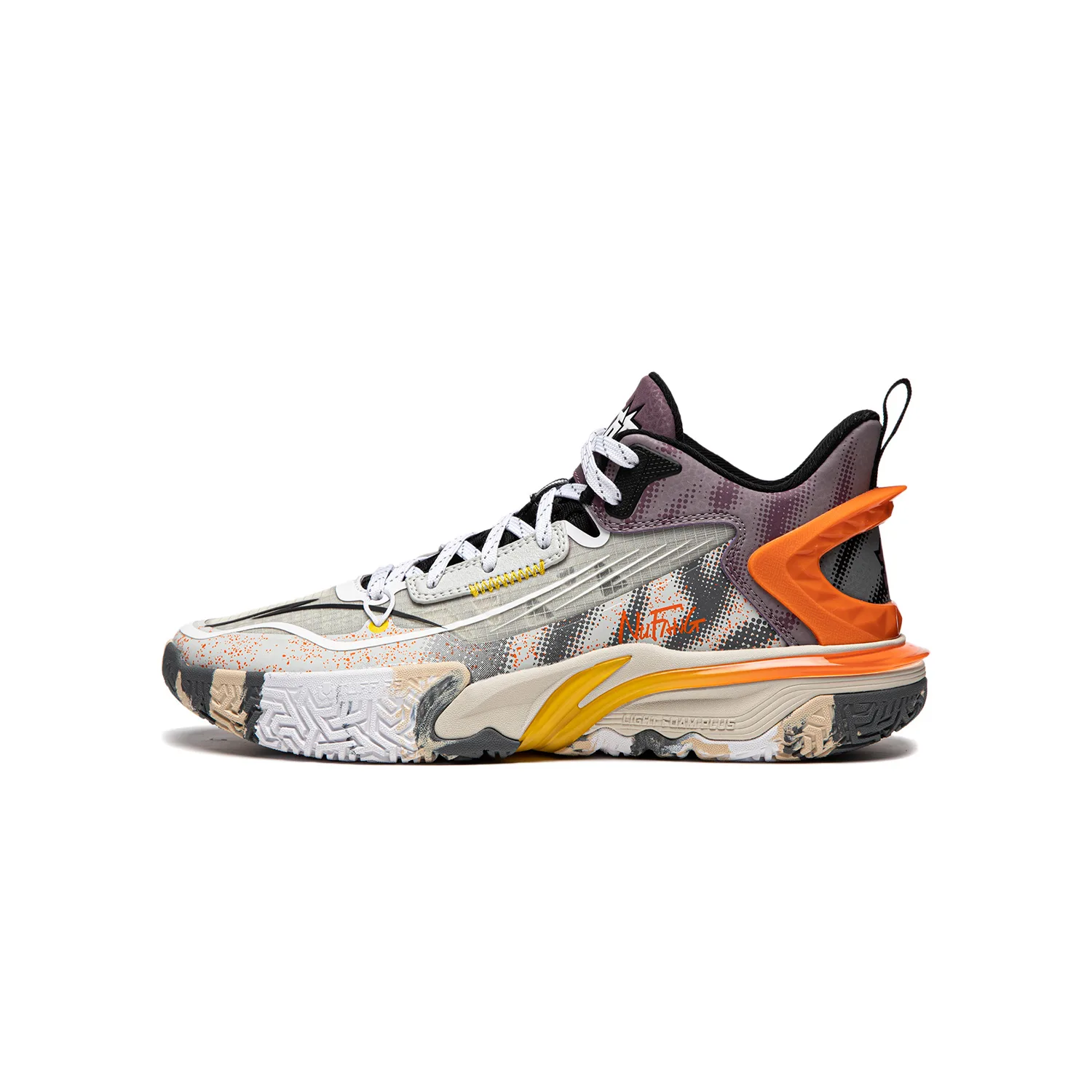 Li-Ning YOUNG обувь из искусственной кожи и текстиля, нескользящая, устойчивая к истиранию, с поддержкой и амортизацией, низкие YOUNG, Light Lime/Frost Dusty Purple