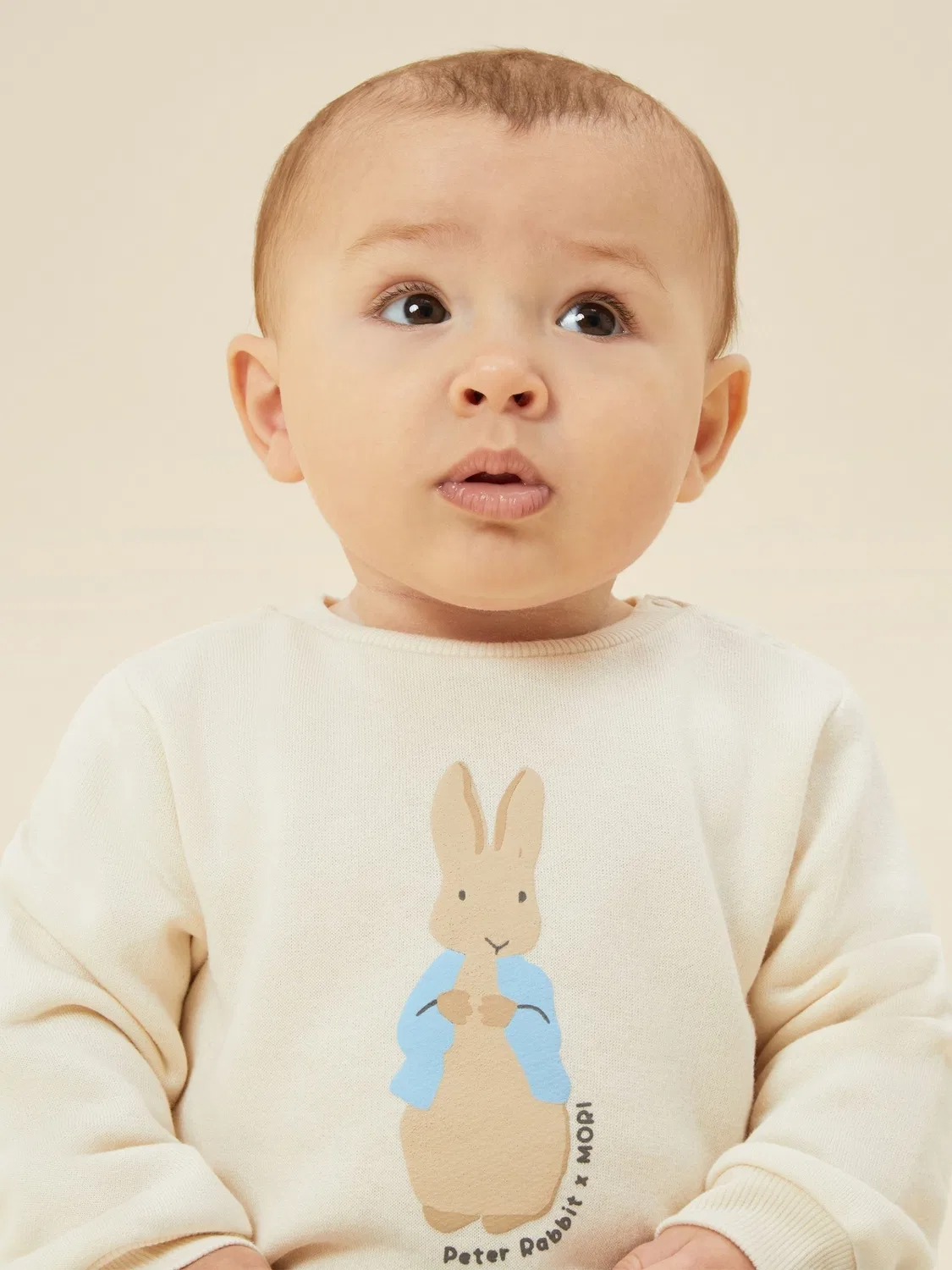Свитшот Peter Rabbit supersoft Mori, кремовый