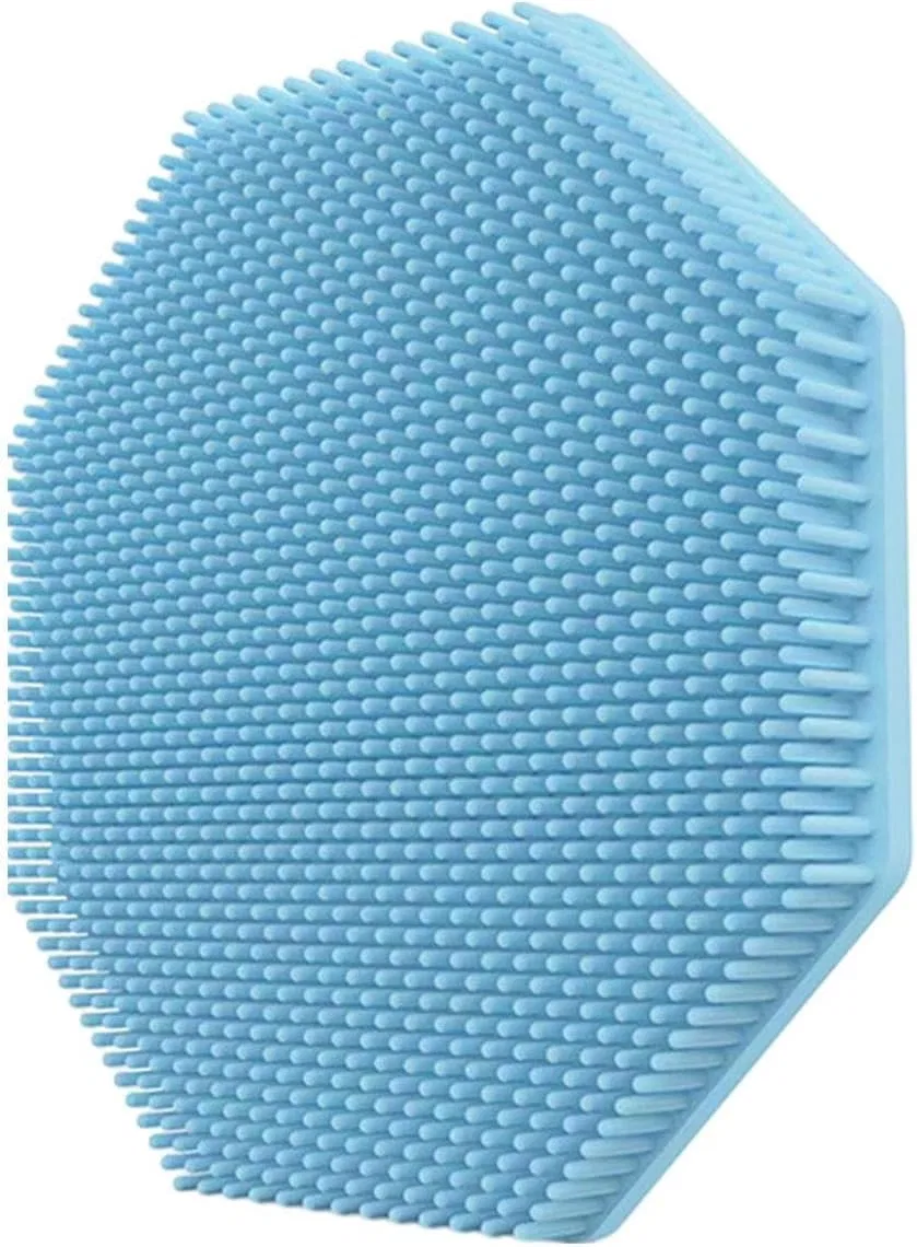 Силиконовая щетка для тела, Lake-blue Generic