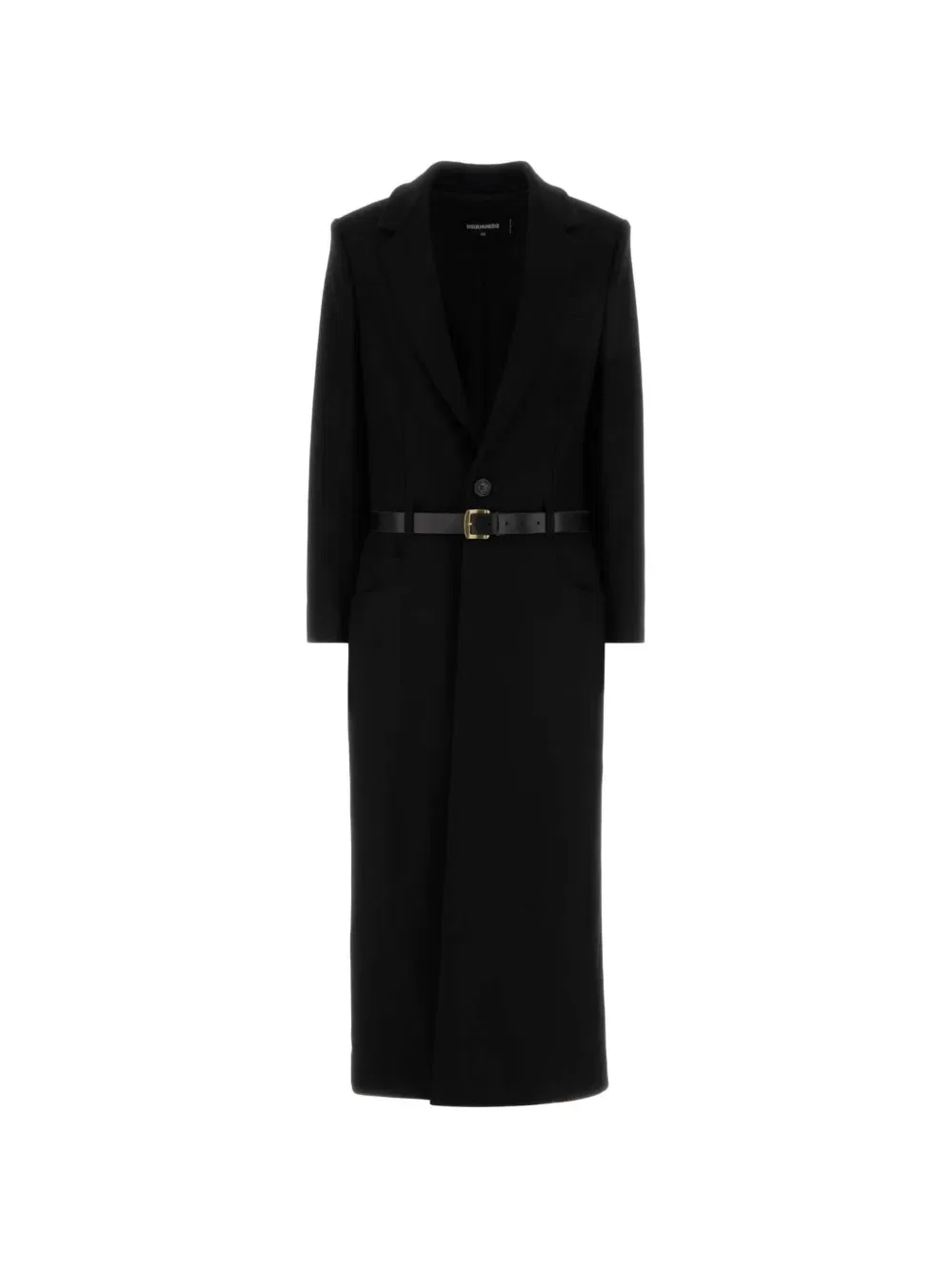 Пальто однобортное Dsquared2, черный