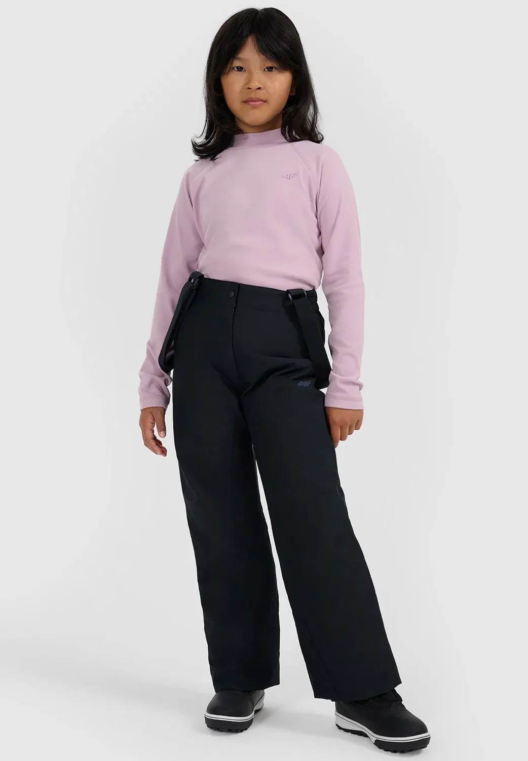 Bluza termiczna Polarowa (góra) dziecięca унисекс - топ с длинными рукавами 4F, Light Pink