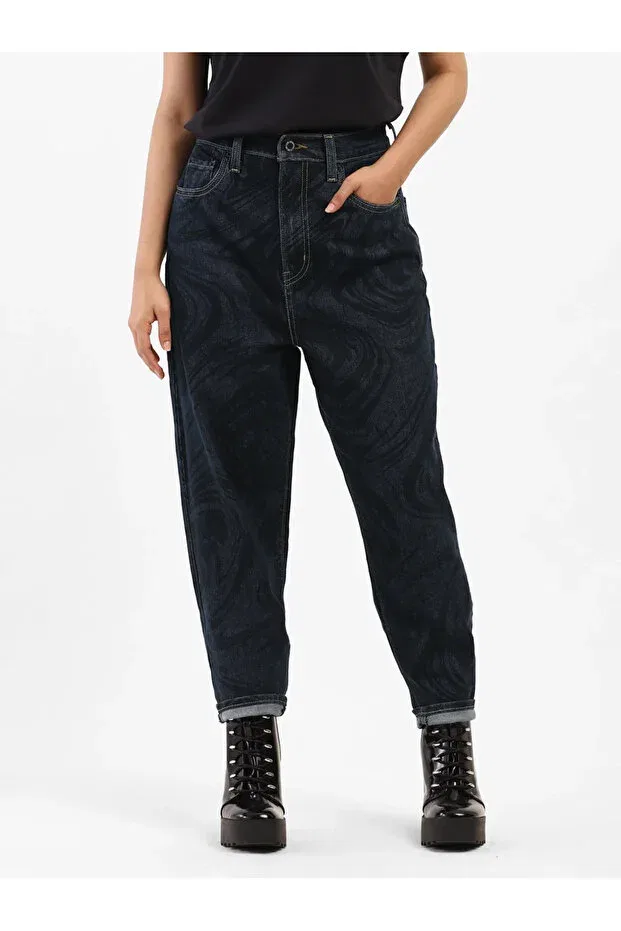 Женские джинсы свободного кроя с высокой талией Levi'S, Navy Blue