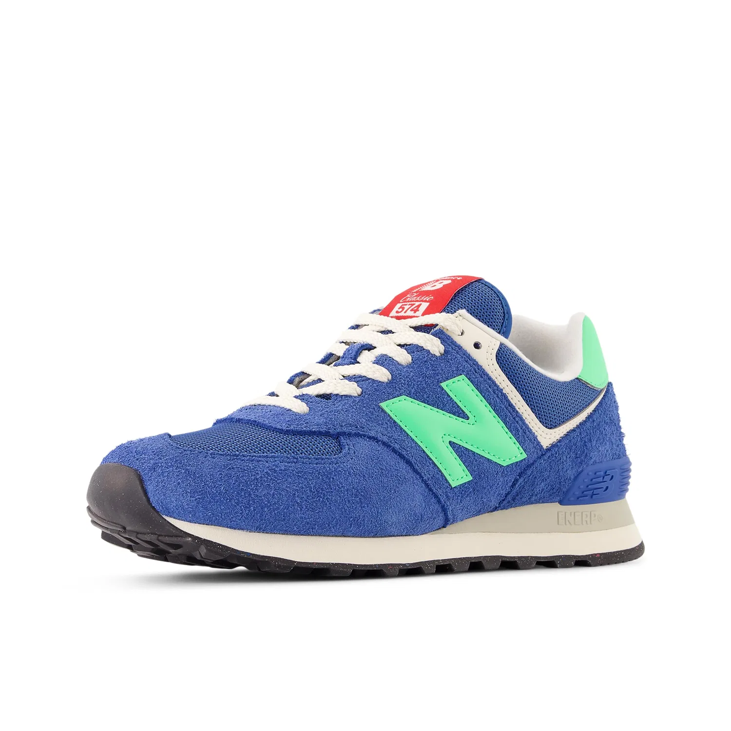 Детские кроссовки для мальчиков с ENCAP подошвой 574 V2 Unisex New Balance, Blue Agate Lime Leaf